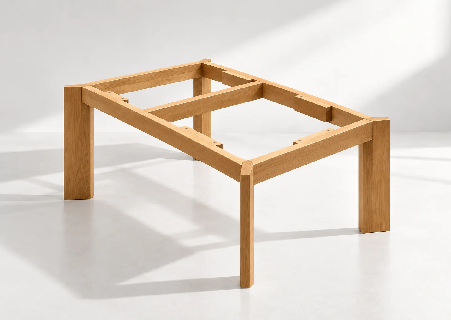 Structure en bois de la Table Scarabée