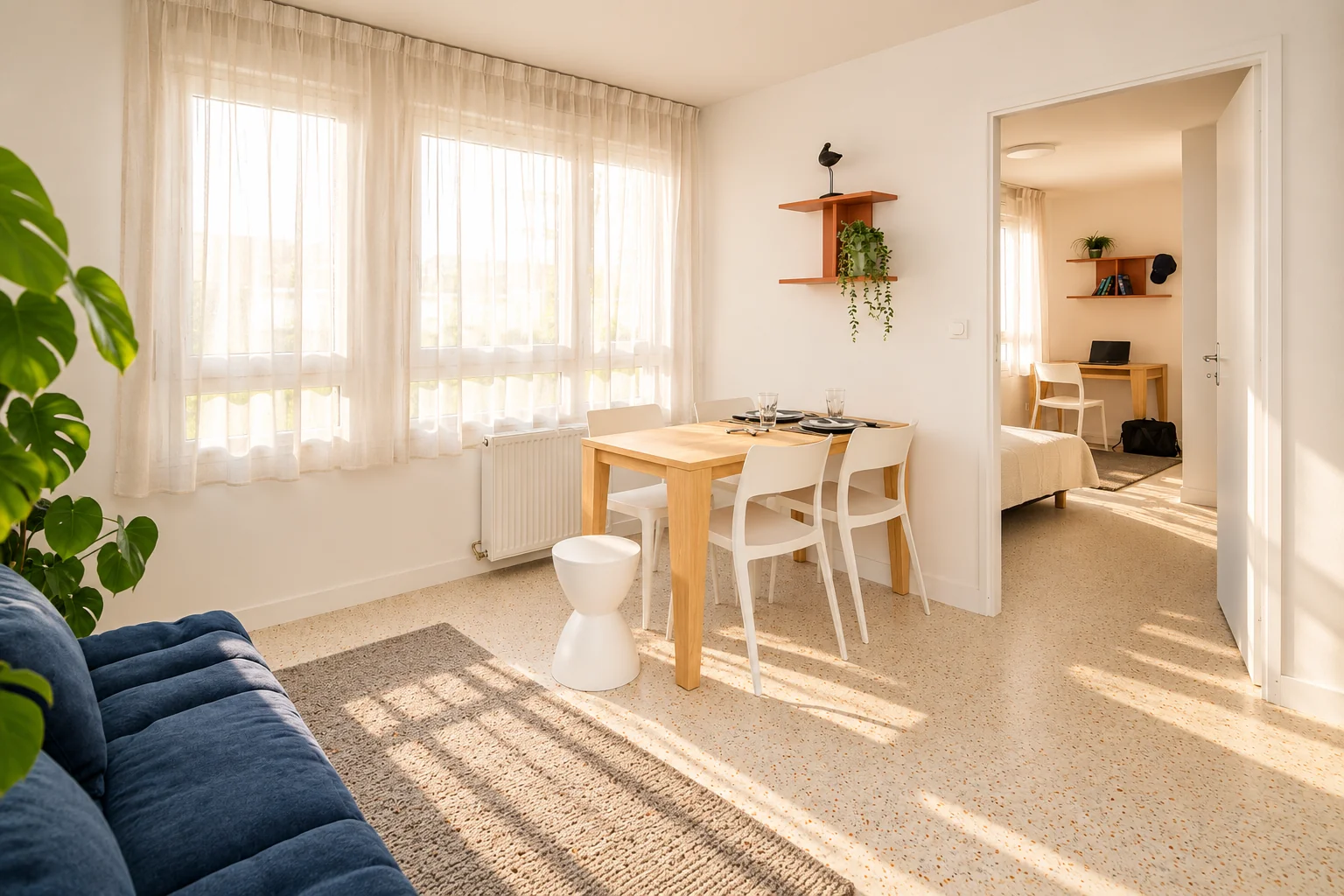 Seven Lodge 2 — séjour du T2