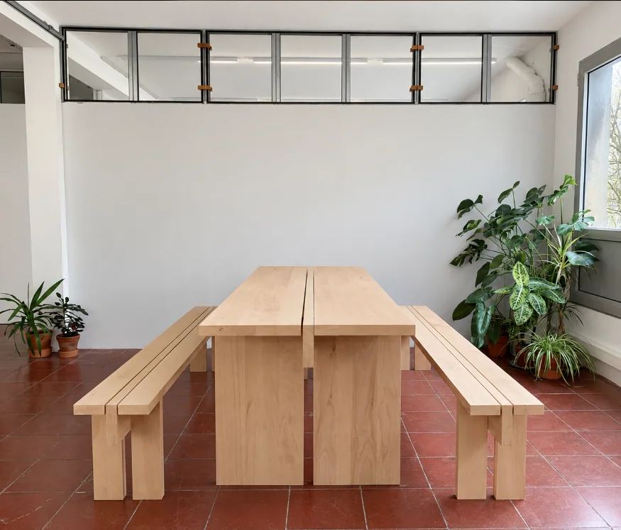 Table et bancs Montreuil — photographie 6
